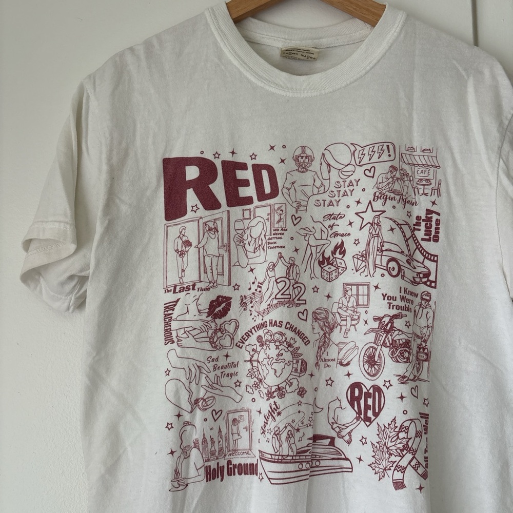 RED taylor swift shirt
